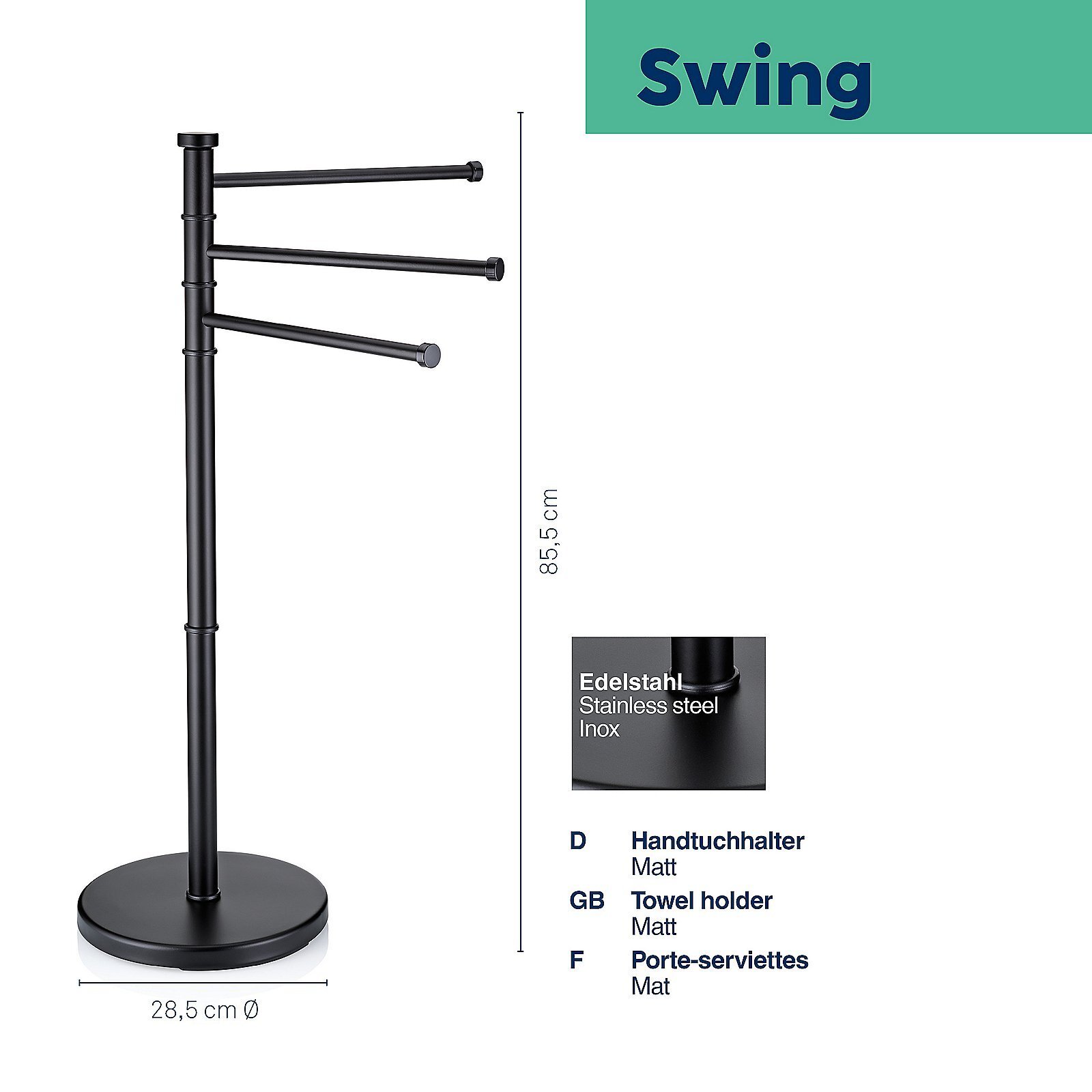 Handtuchhalter, Swing