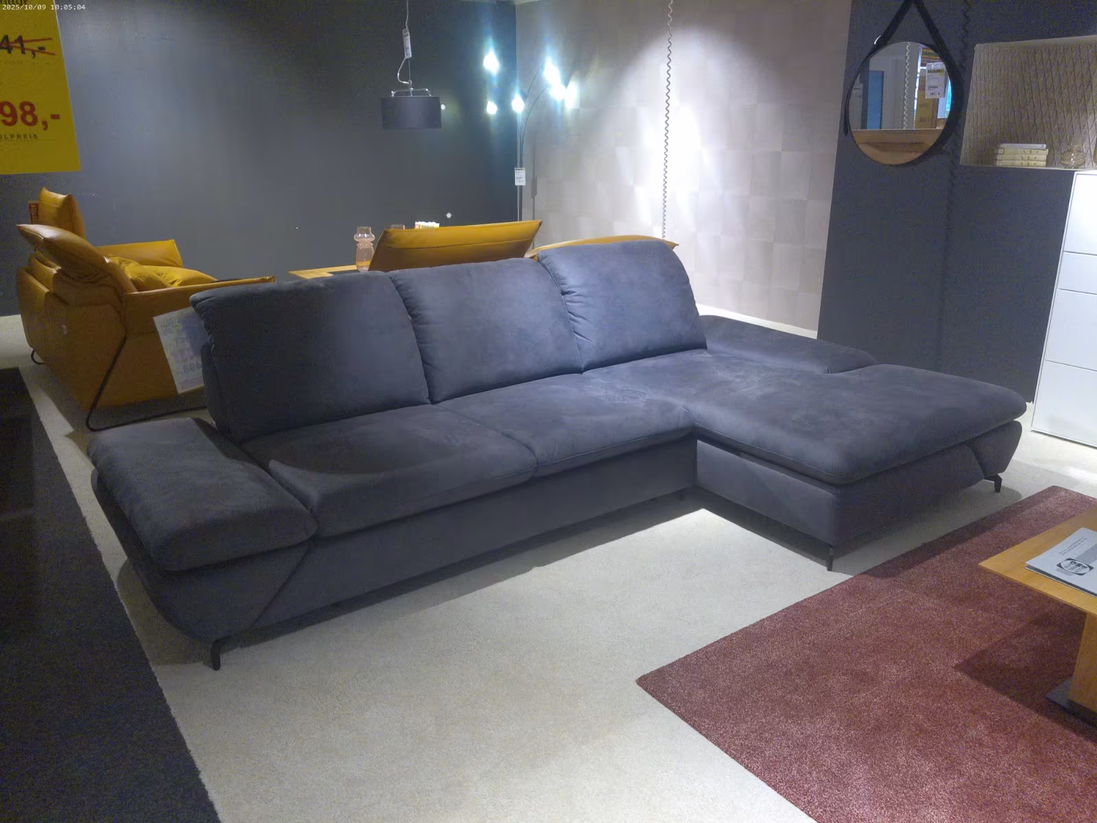 Polstergarnitur W.Schillig - anthrazit