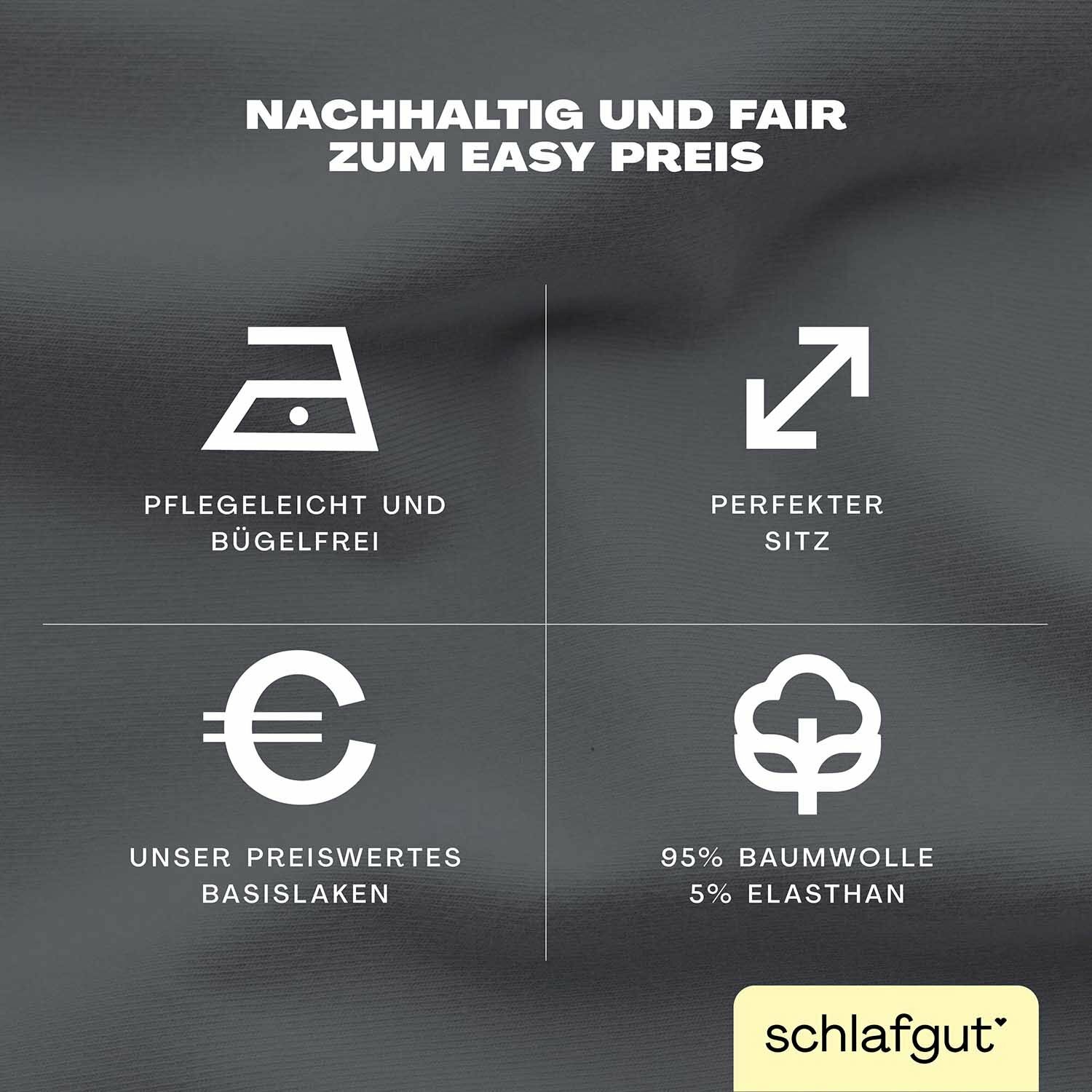 EASY Jersey Elasthan Boxspring Spannbettlaken