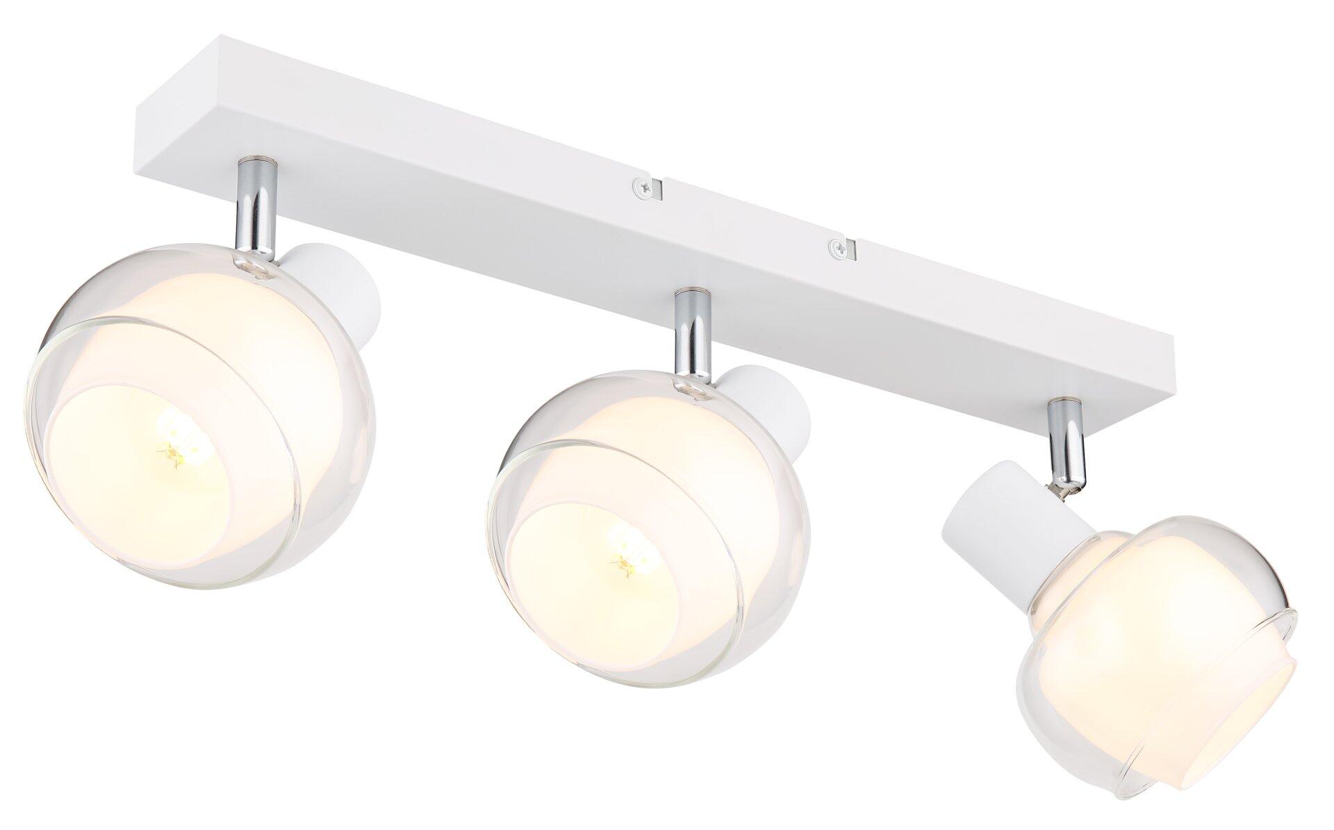 Dreifache Deckenleuchte TOKKI mit beweglichen Armen zur individuellen Ausrichtung der Lichtstrahlen.