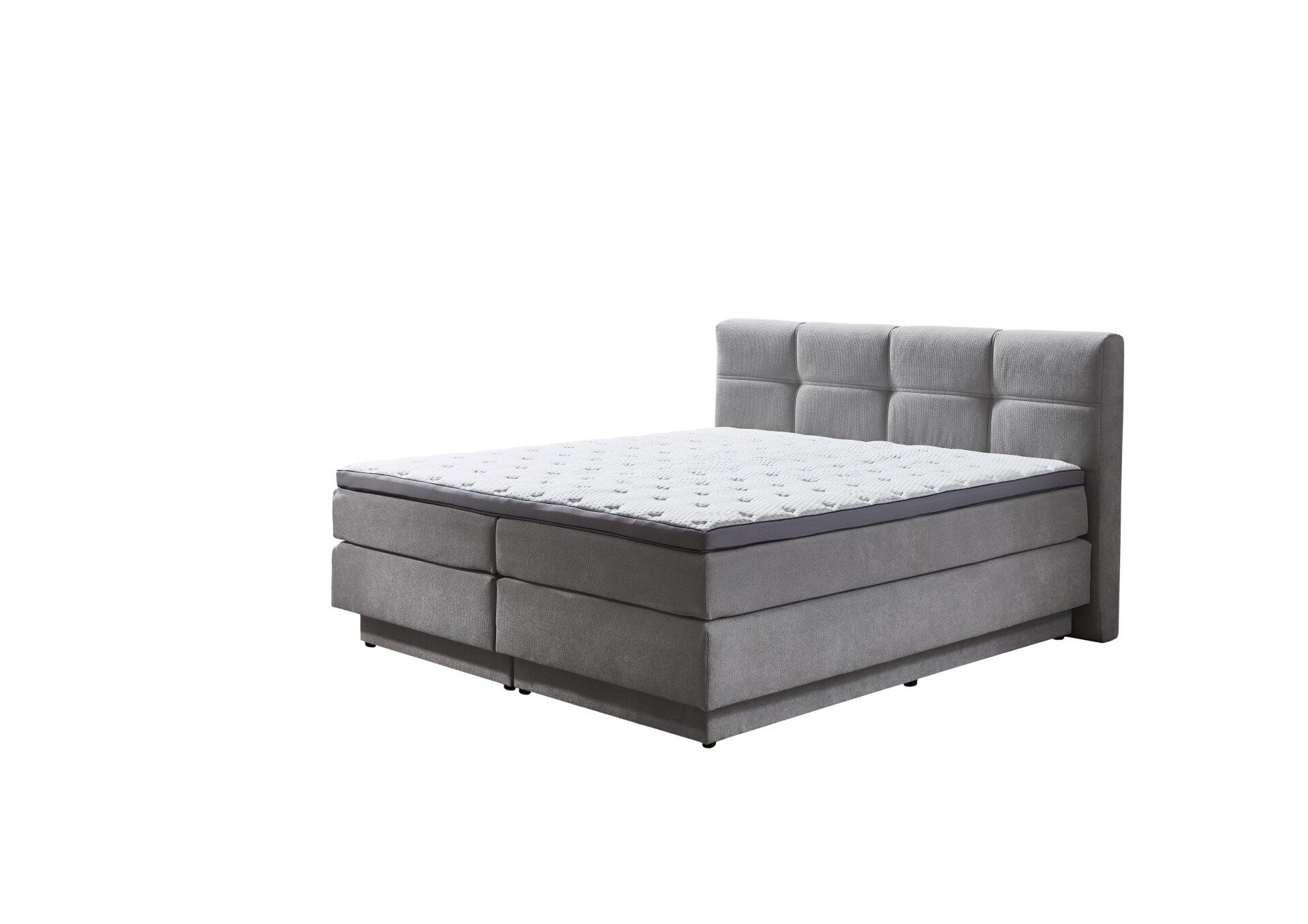 Grau Boxspringbett - Bild 2