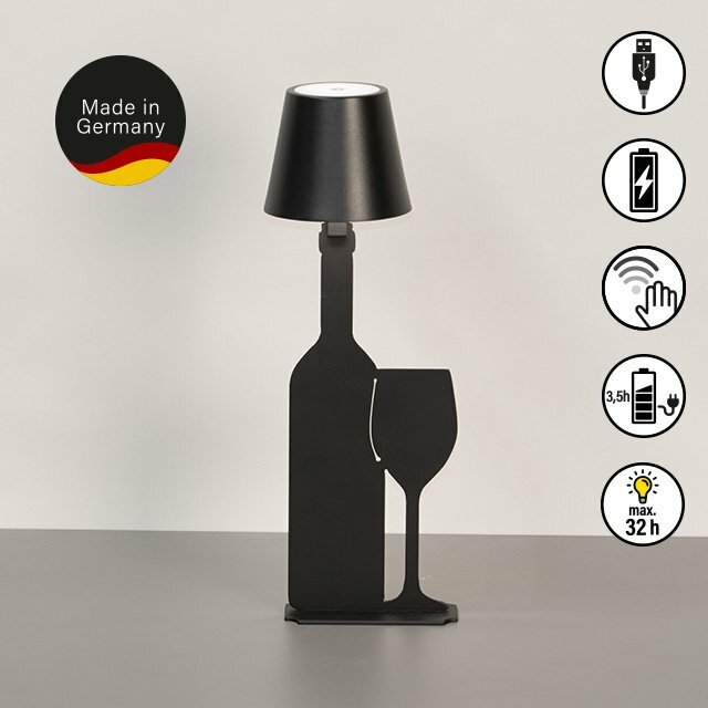 Tischleuchte, MetalGlow