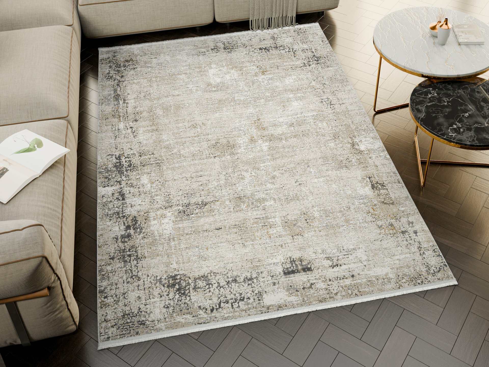 Maschinenwebteppich, Laguna