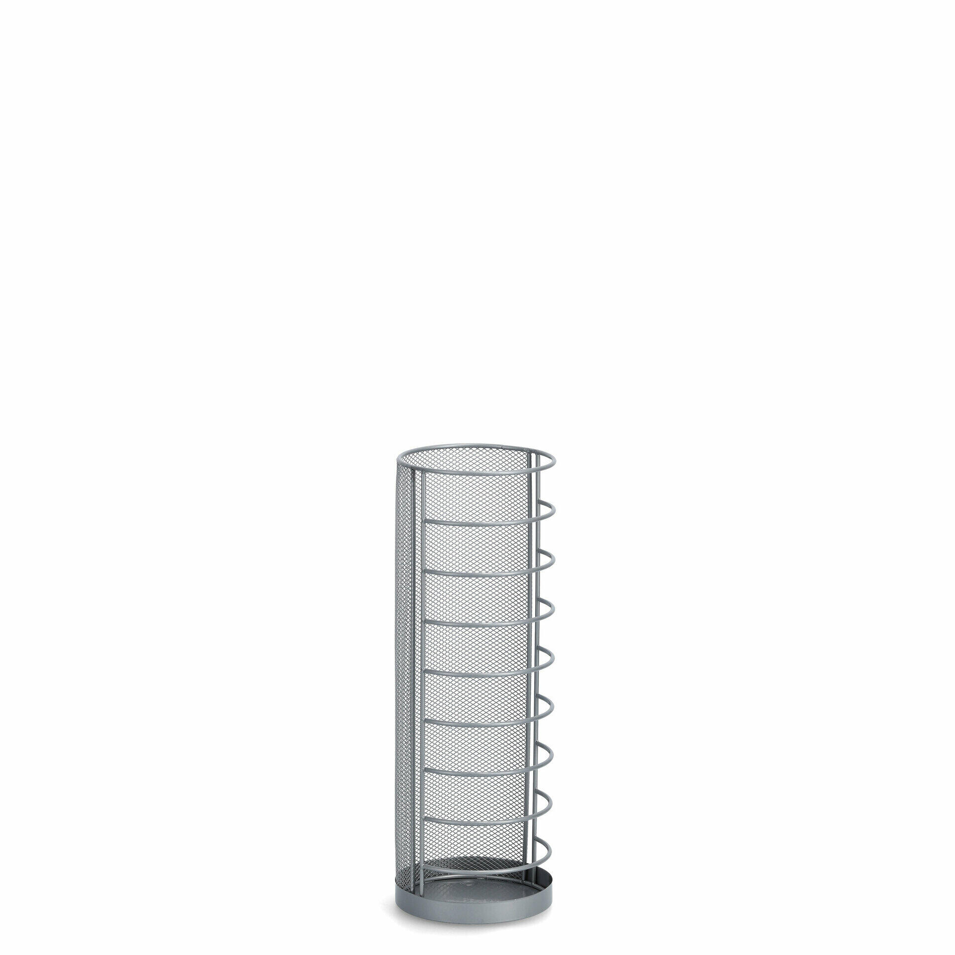 Zeller Present Braun Schirmständer – Silberfarben – Ca.14x40,5Cm