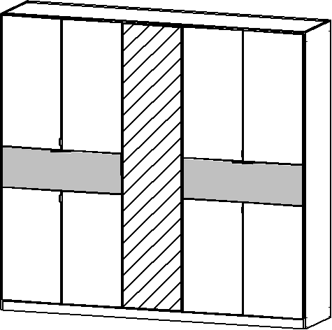 Drehtürenschrank, Ticao