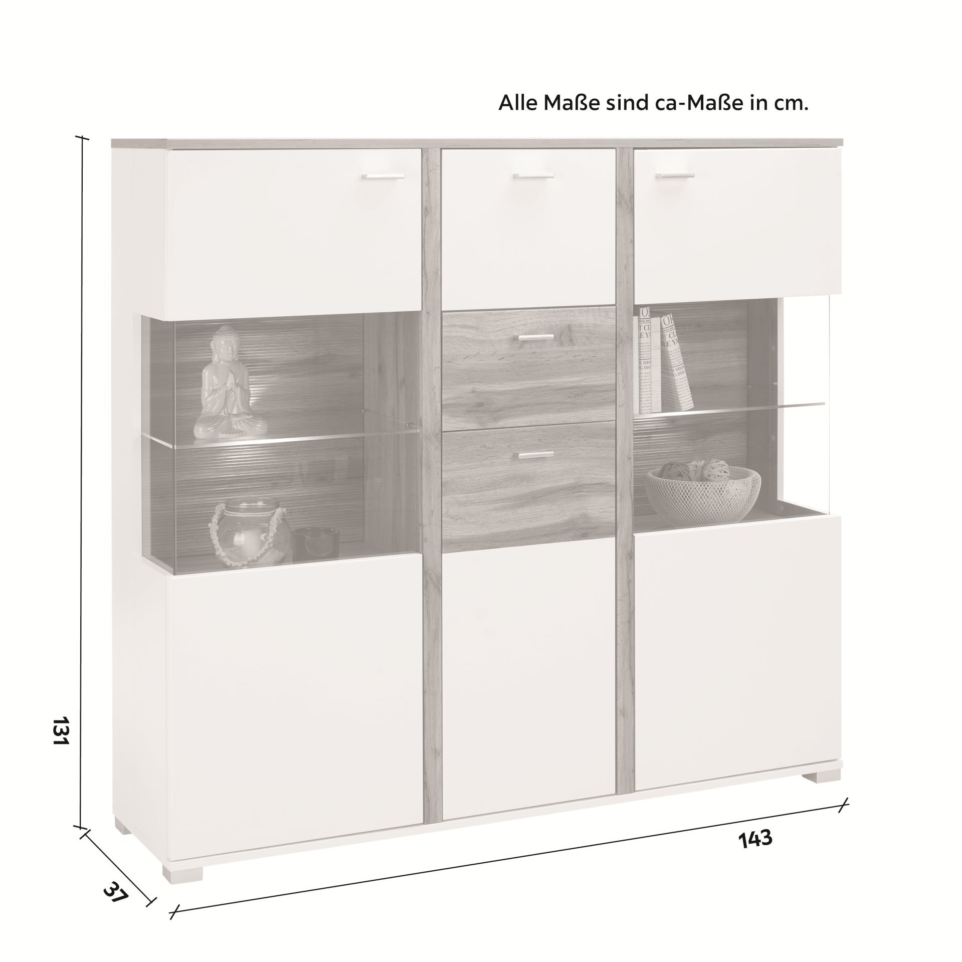 Highboard, Alamo