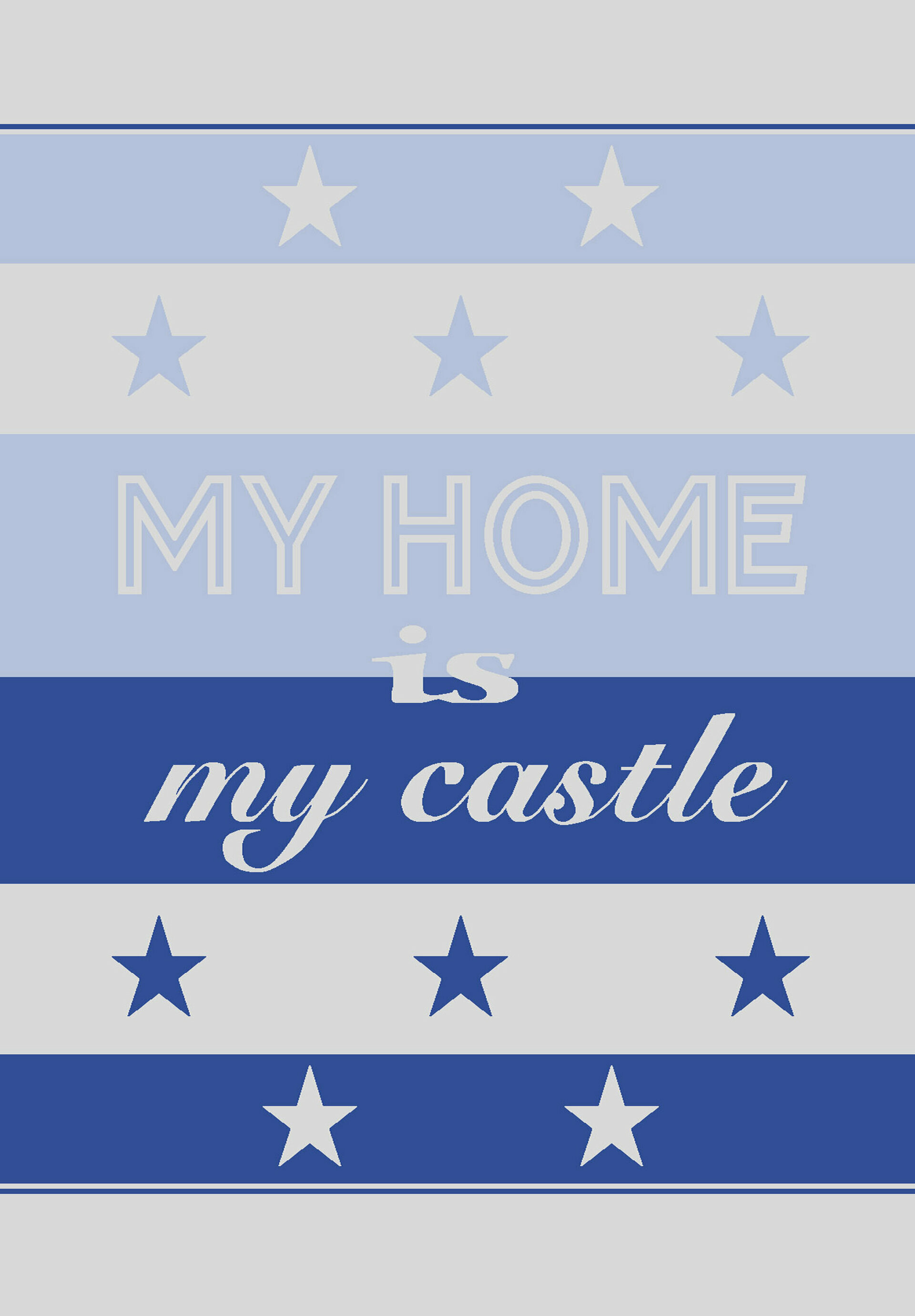 Geschirrtuch, My home is my castle