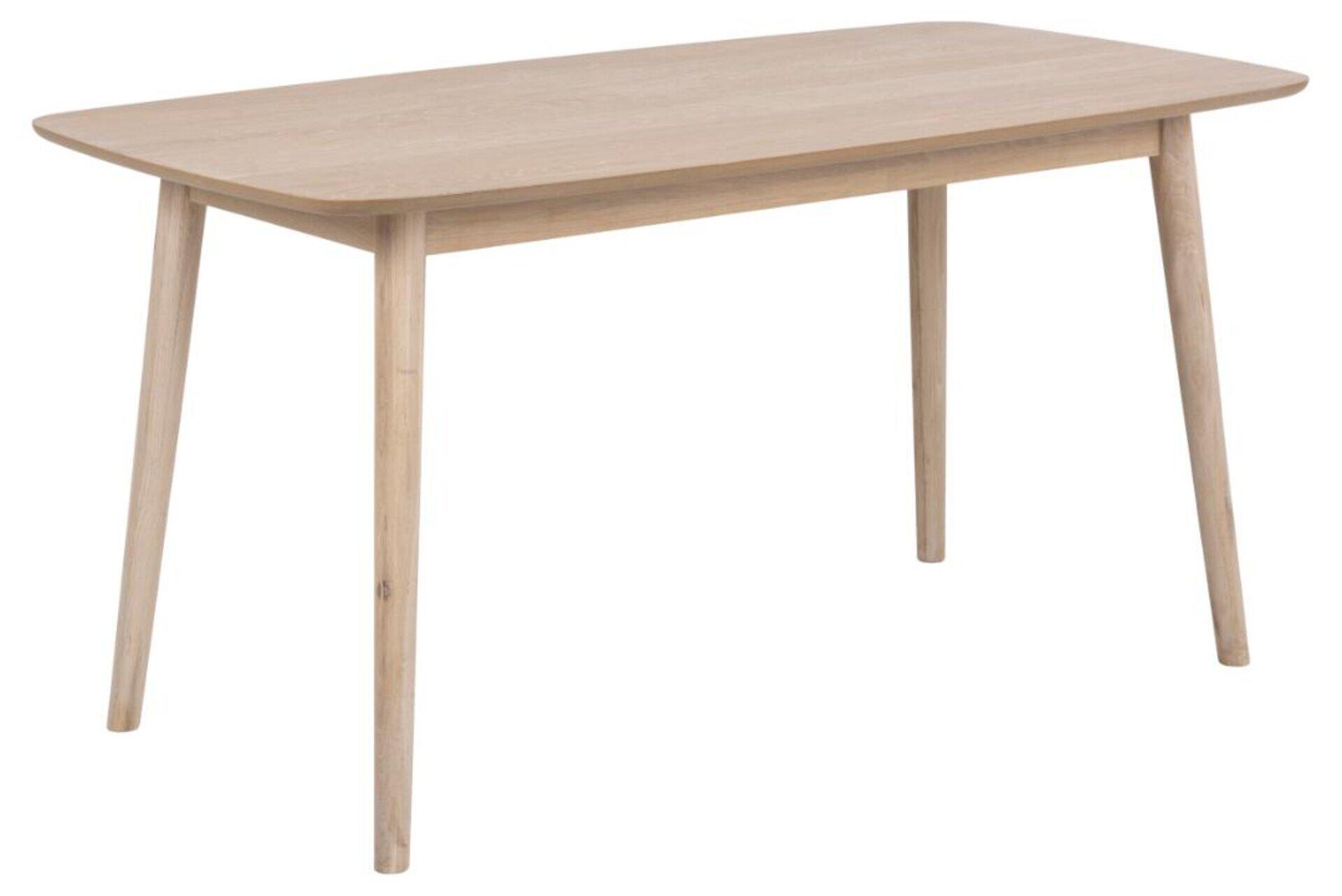 Actona Braun Esstisch, Nagano – Weiß – Ca. 150X75,5X80cm