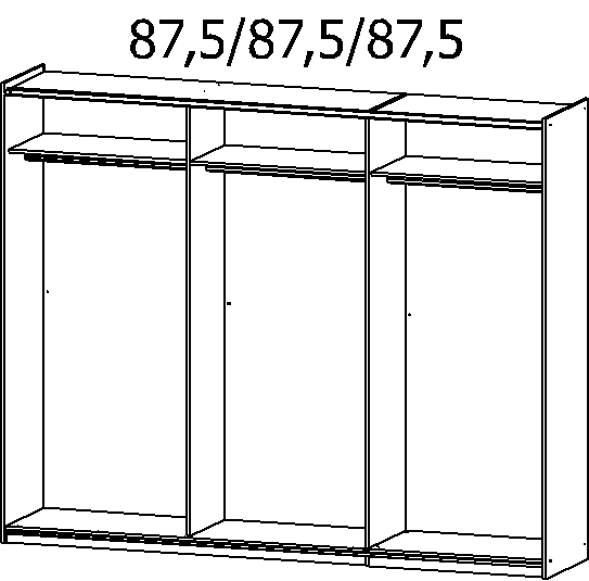 Schwebetürenschrank, Kronach