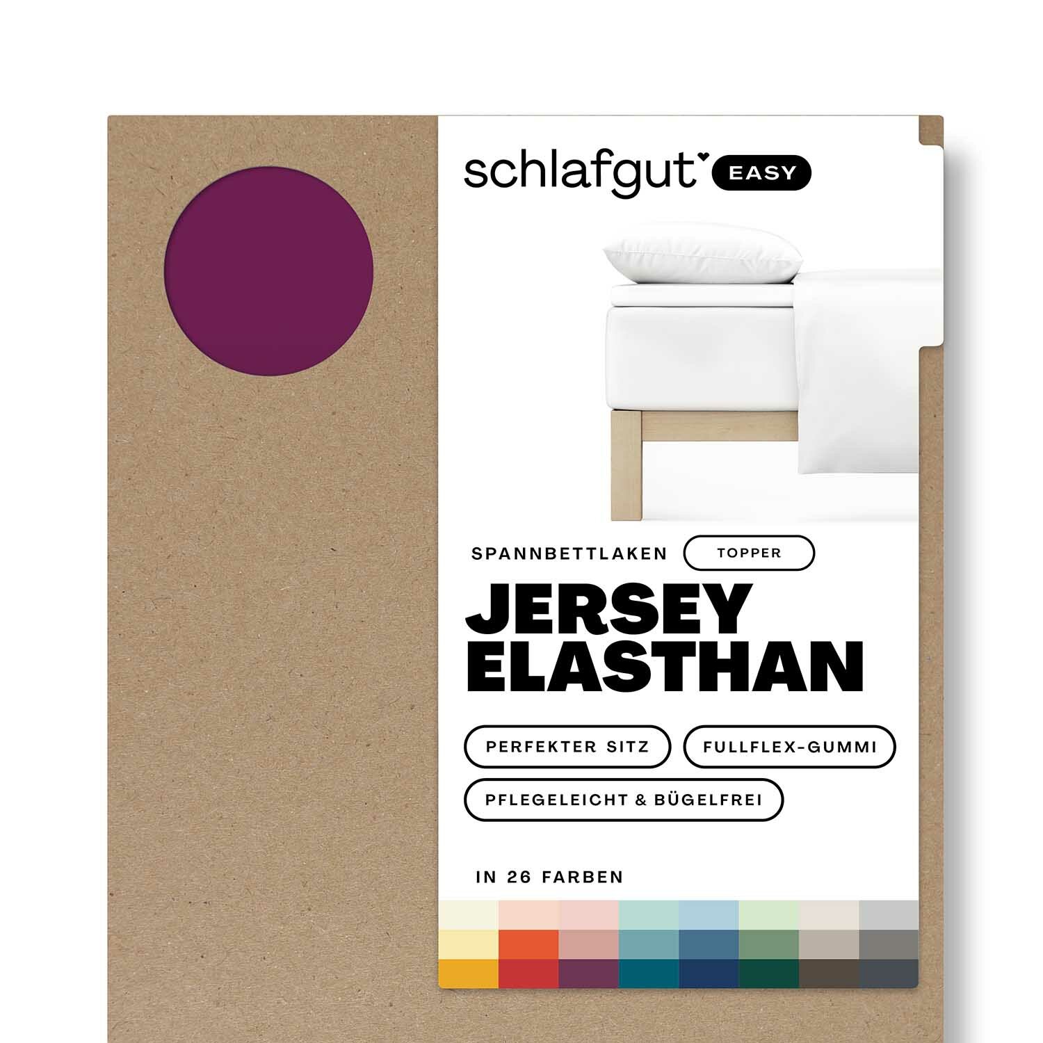 EASY Jersey Elasthan Topper Spannbettlaken