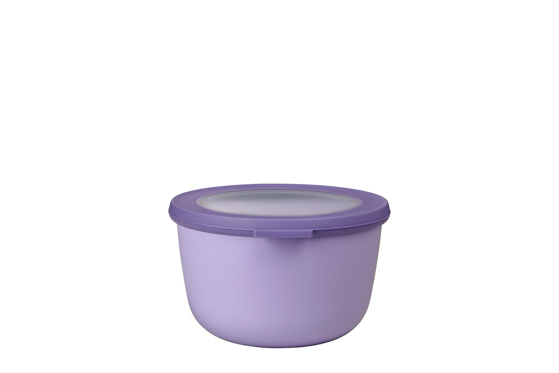 Mepal - Multi Bowl Rund Cirqula - 1000 ml - Vivid lilac | Mikrowellen Geschir - Geeignet als Luftdichte Aufbewahrungsbox für Kühlschrank, Mikrowellengeschirr & als Frischhaltedosen - Bild 3