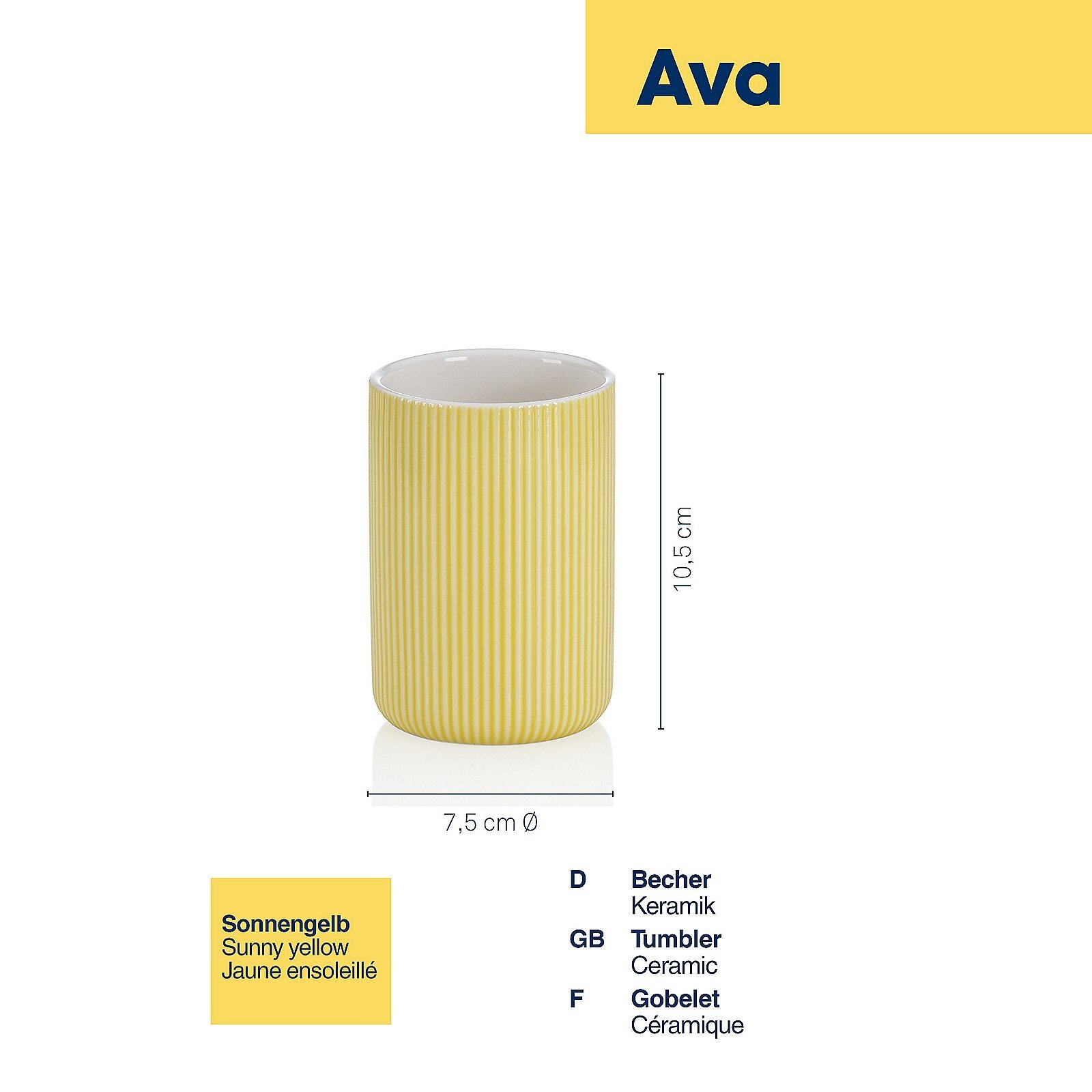 Becher, Ava