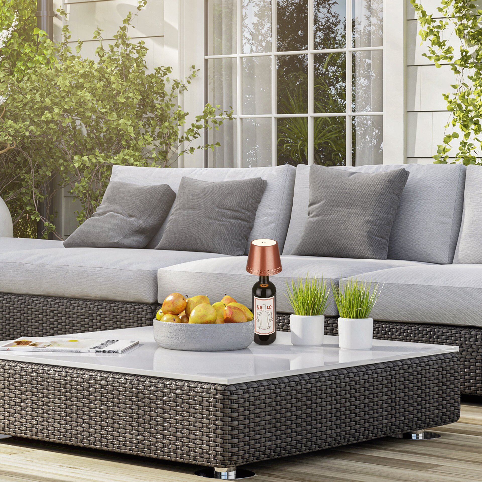 Tischleuchte, Flaska