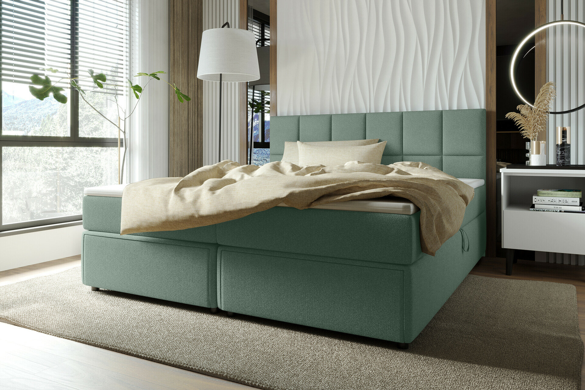 Boxspringbett, Garda