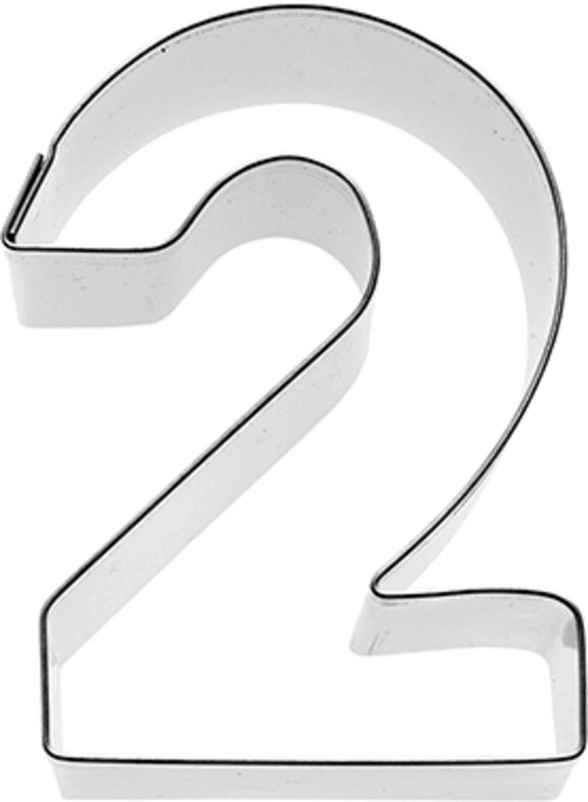 Ausstechform Zahl 2