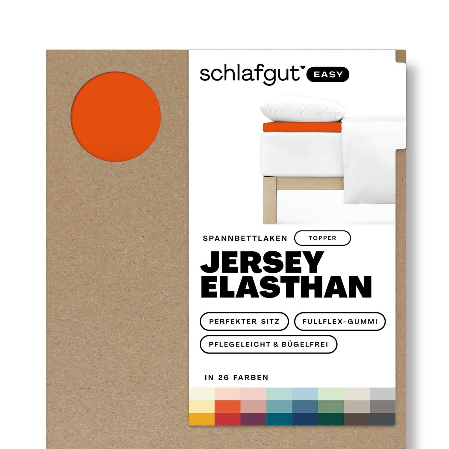 EASY Jersey Elasthan Topper Spannbettlaken