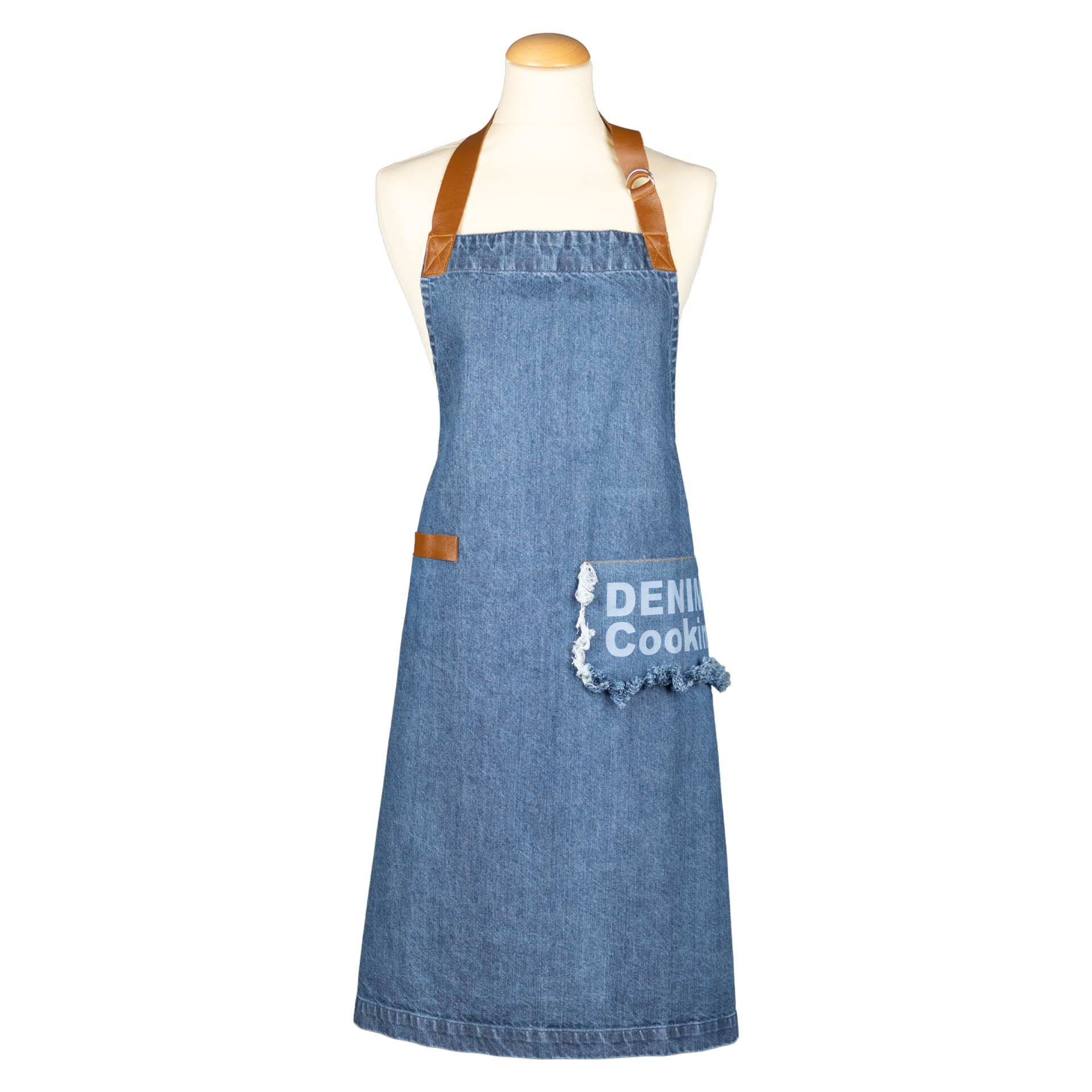 Schürze mit Tasche, Denim&cooking