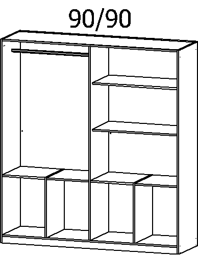 Drehtürenschrank, Celle