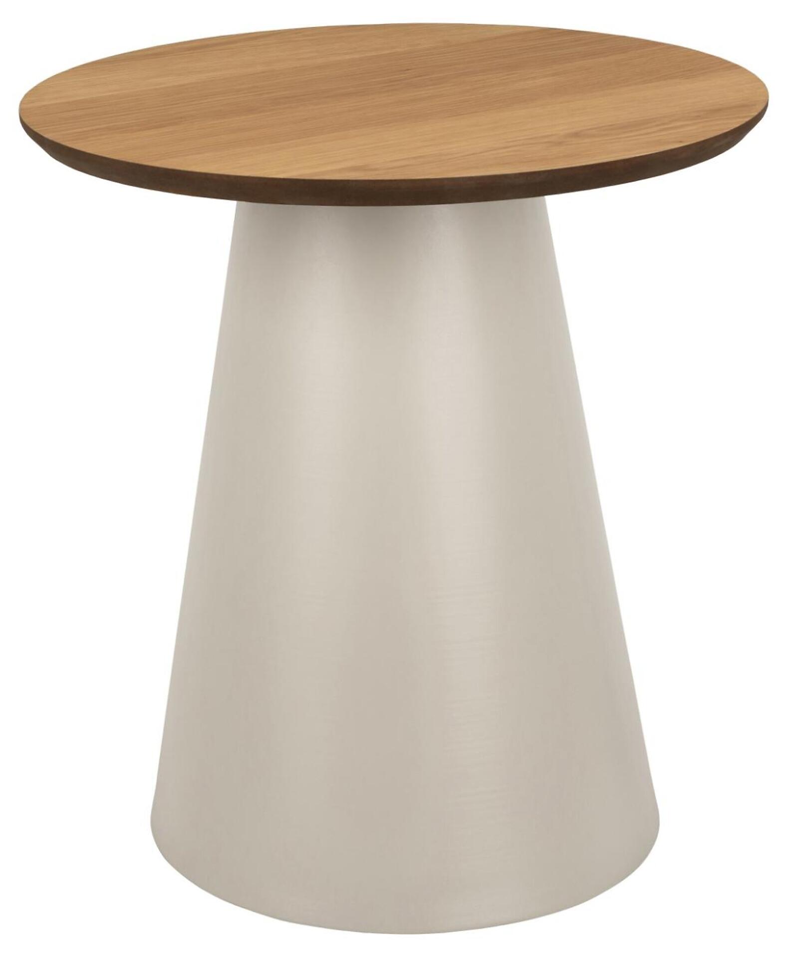 Actona Braun Couchtisch, Soli – Naturfarben – Ø Ca. 45Cm, H: 48Cm