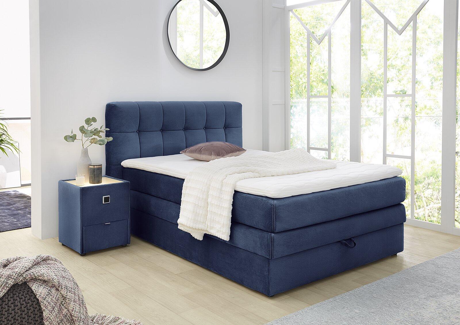 Boxspringbett m bk, Amy