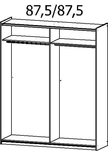Schwebetürenschrank, Kronach