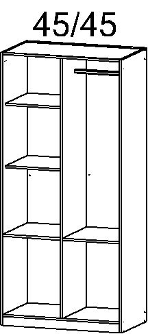 Drehtürenschrank, Celle
