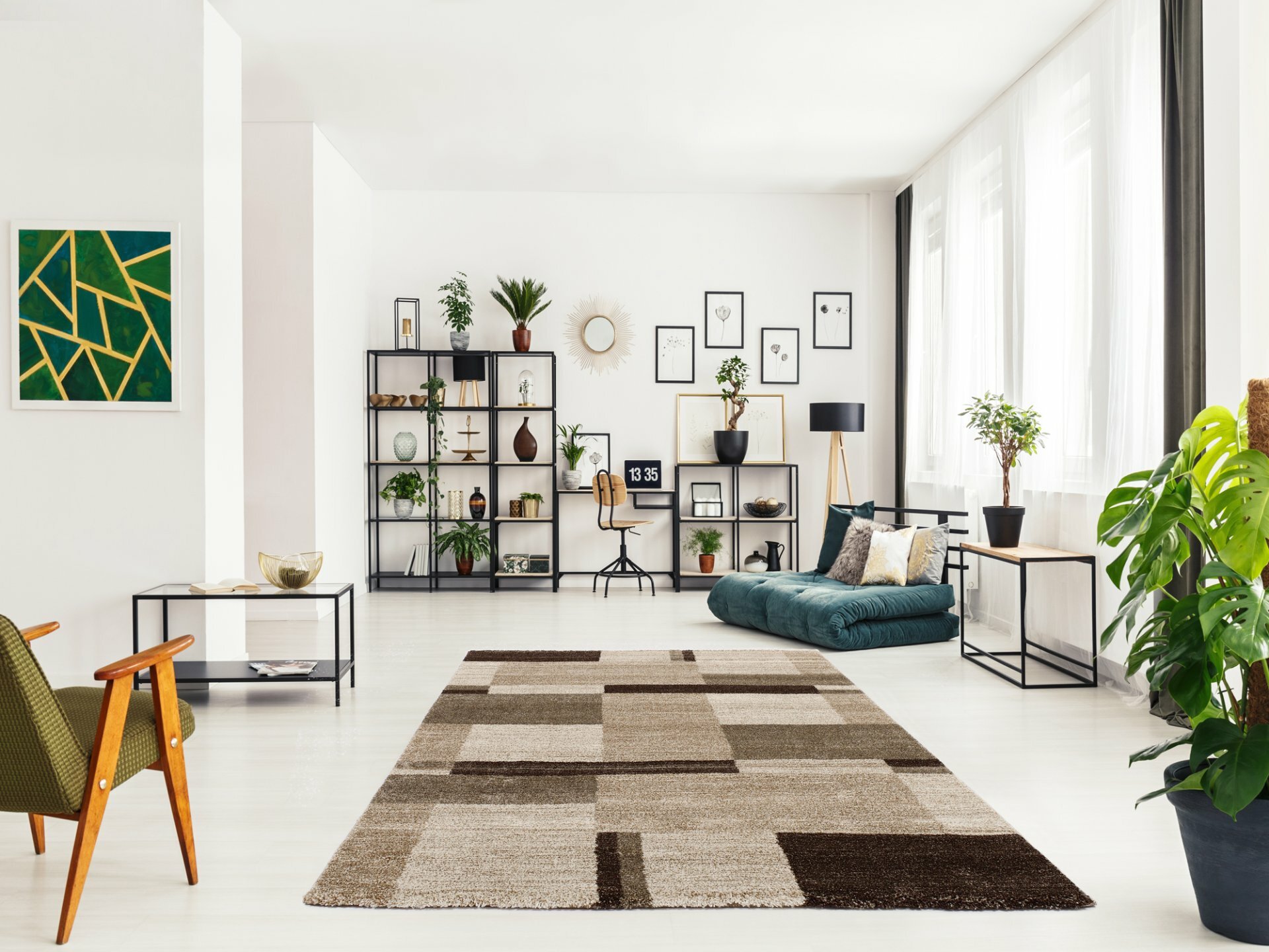 Maschinenwebteppich, Salda