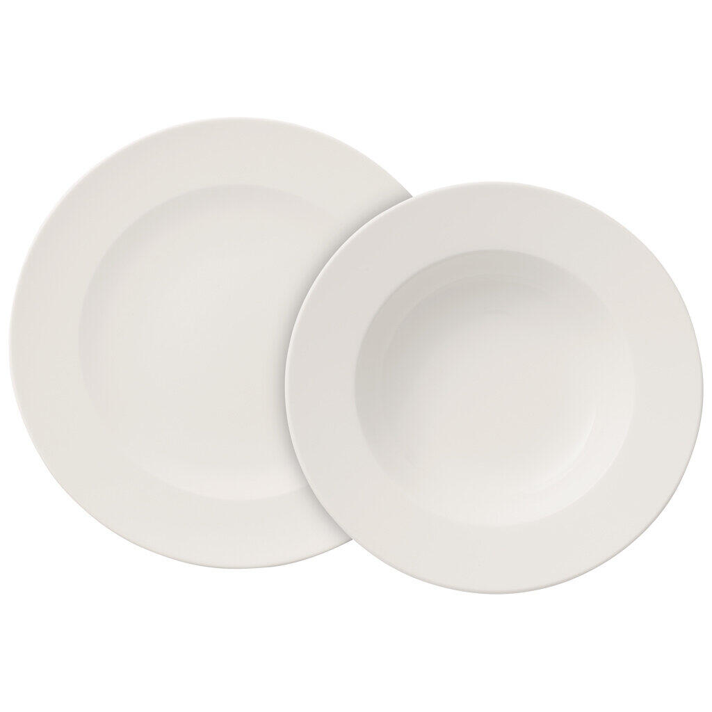 Dinner-Set 4 Pers., For Me – Weiß – ca.20x32,5x35cm