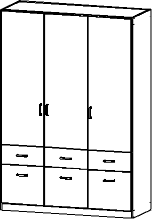 Drehtürenschrank, Bremen