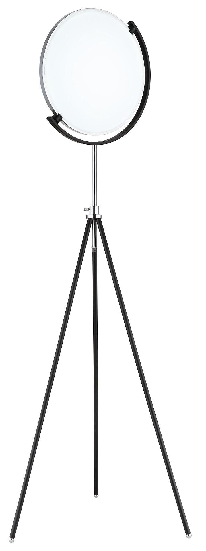 Stehleuchte, STEHLEUCHTE METALL SCHWARZ MATT, 1XLED