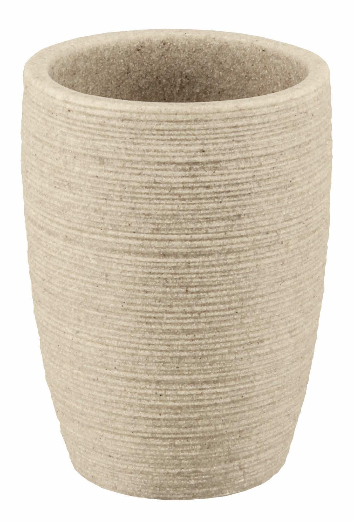 Zahnputzbecher, Sand