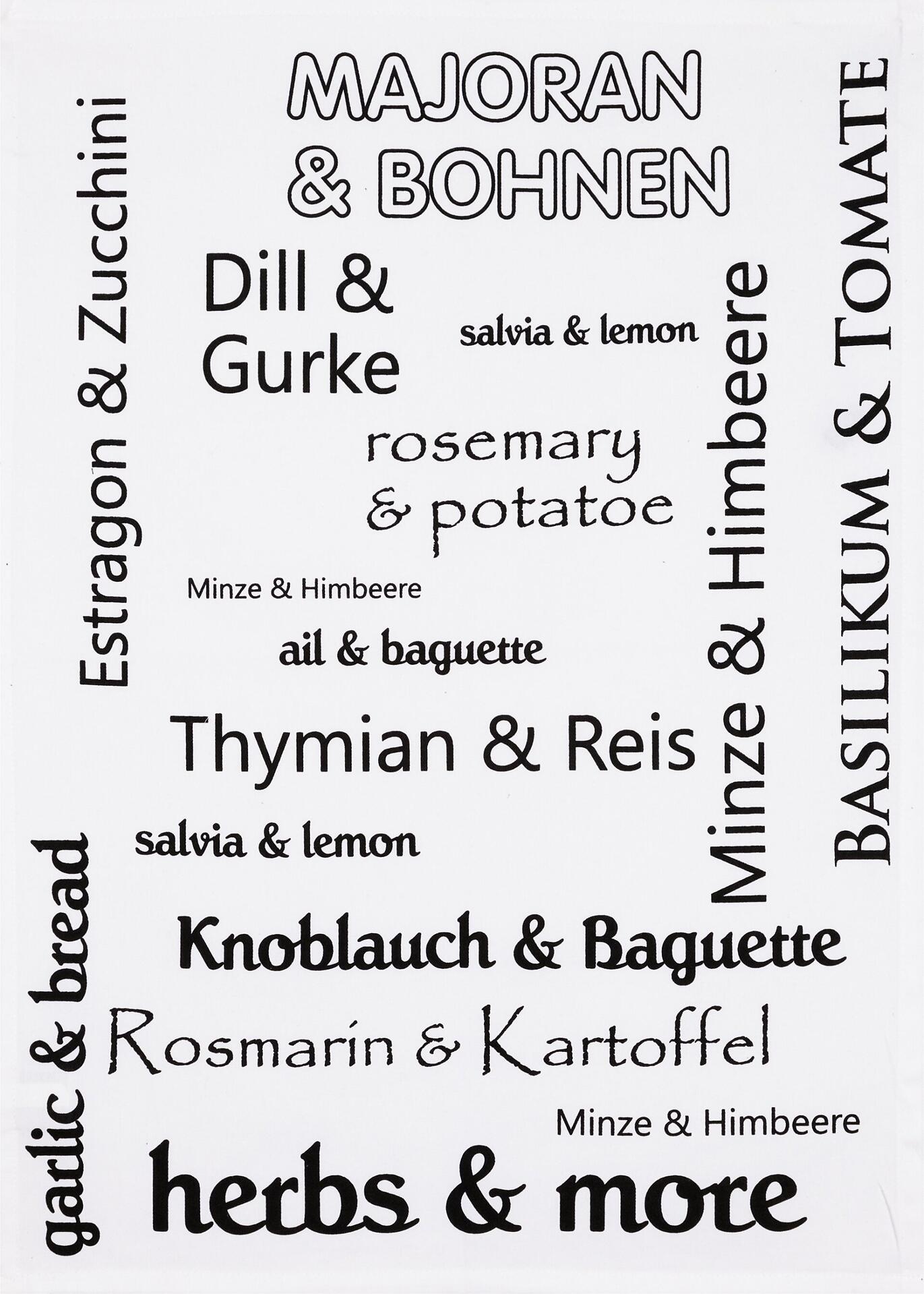 Geschirrtücher, Herbs & More