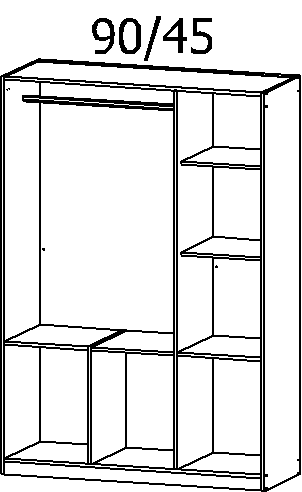 Drehtürenschrank, Celle