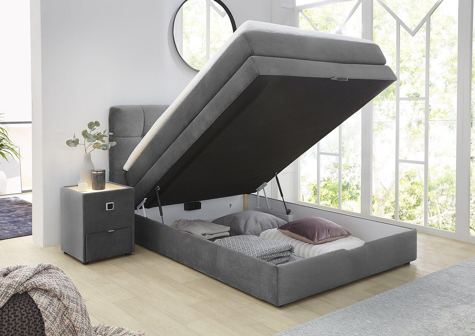 Boxspringbett m bk, Amy