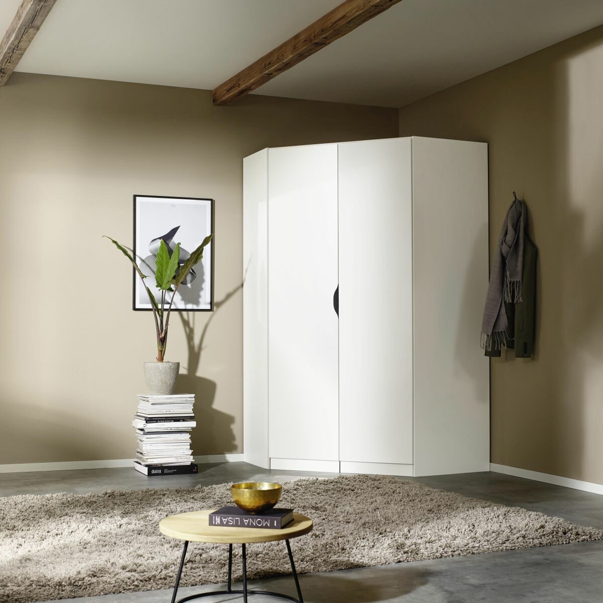 Drehtüren-Eckschrank, Alvara