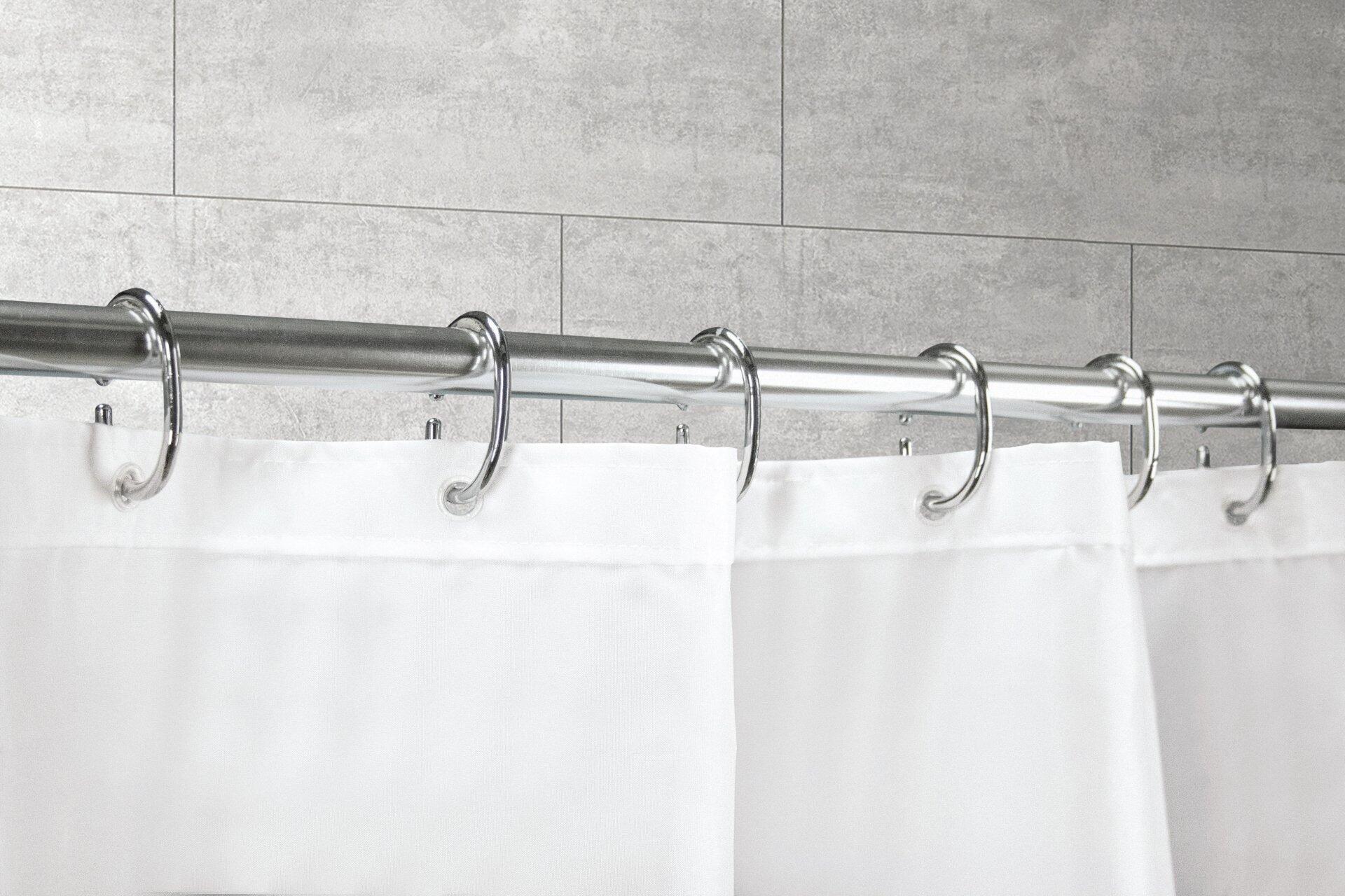 DV-Ringe, Duschvorhang-Ringe Silber