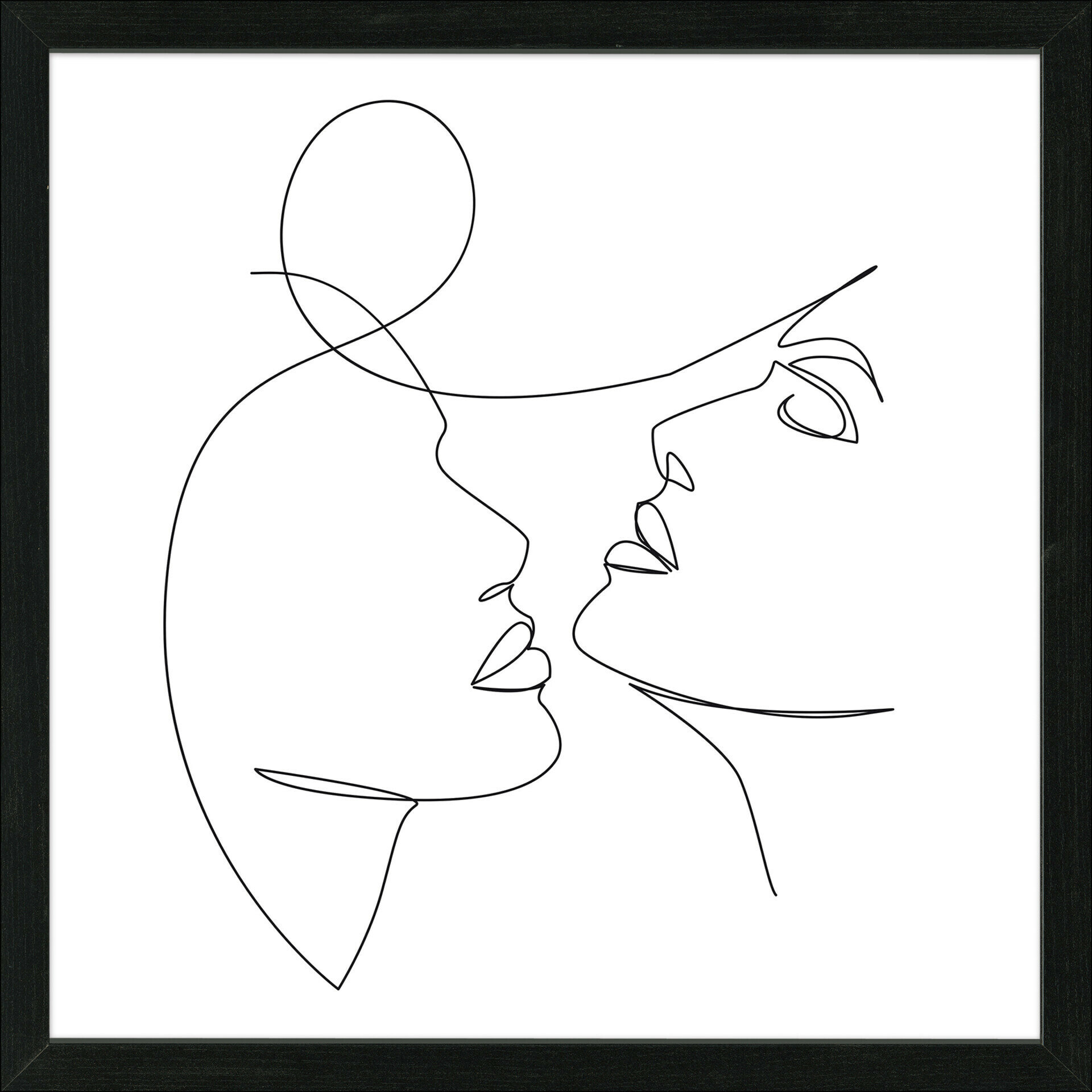 Framed-Art, Line-Art-Faces V
