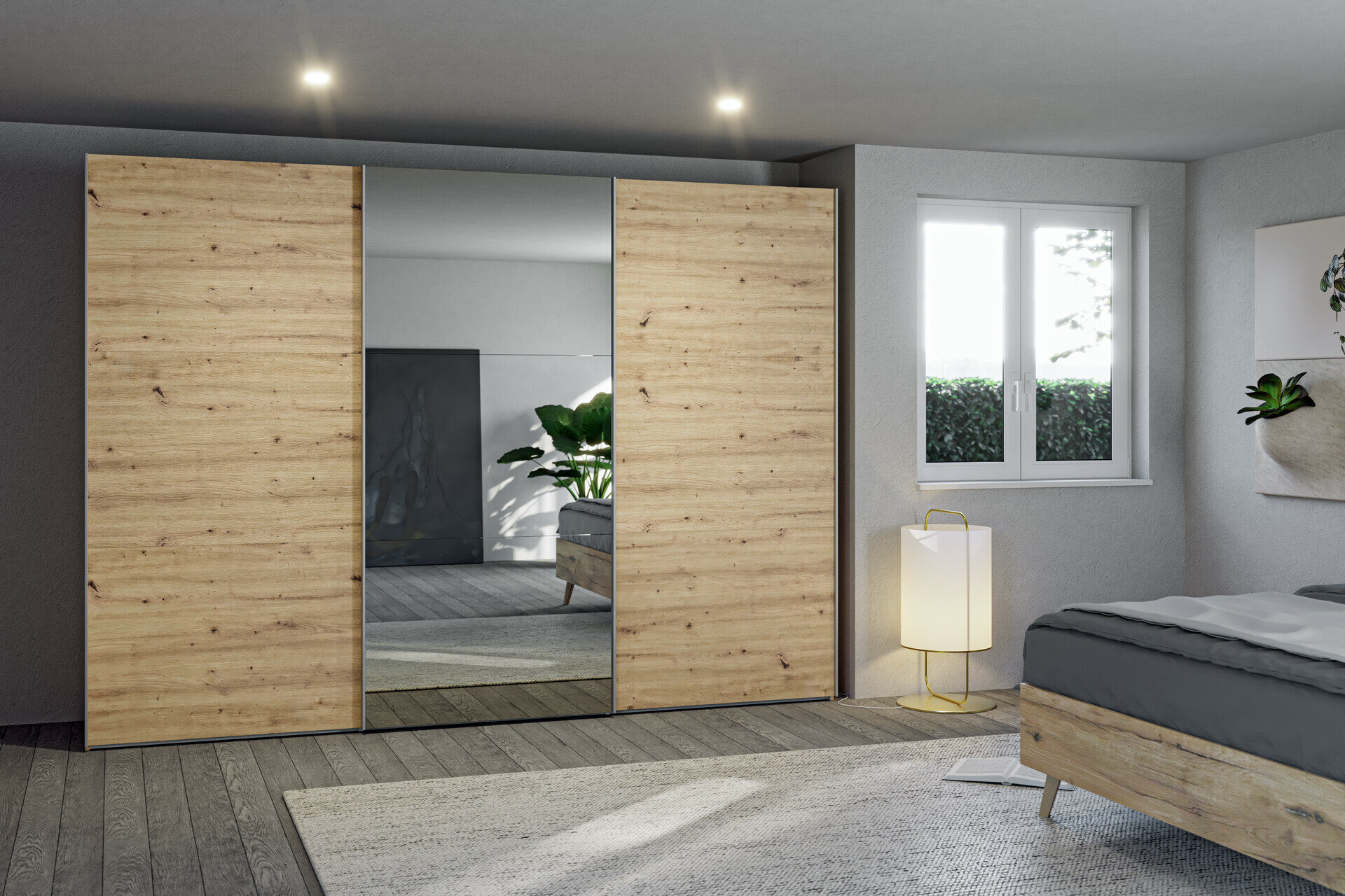 Schwebetürenschrank, Slideline