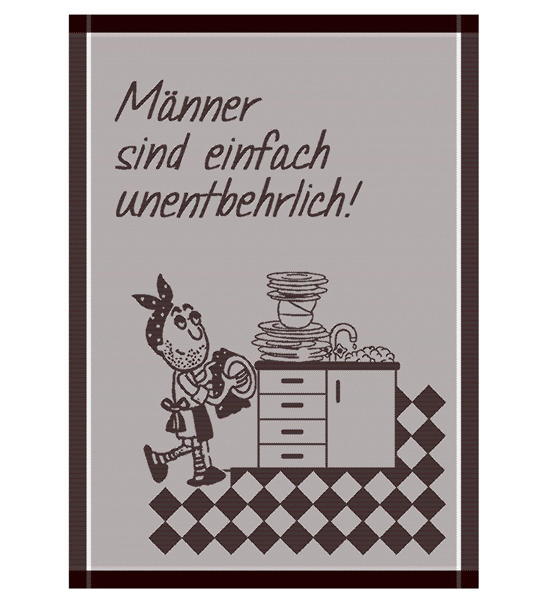 Geschirrtuch, Männer sind einfach unentbehrlich