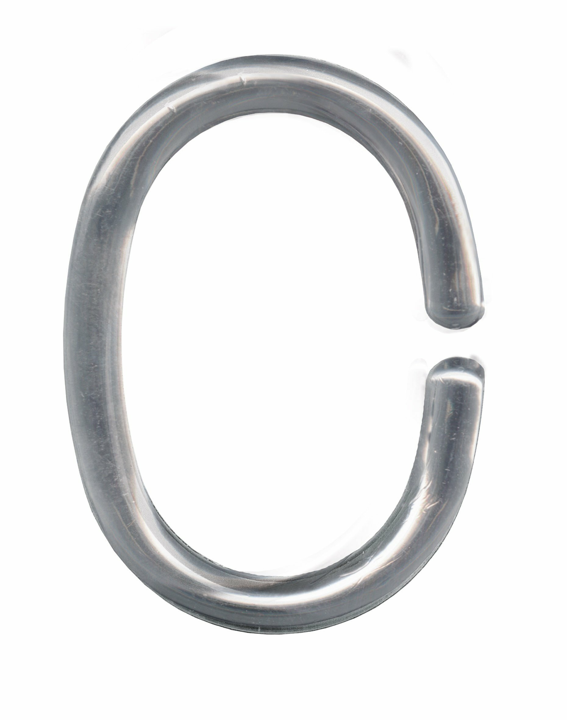DV-Ringe, Duschvorhang-Ringe Silber