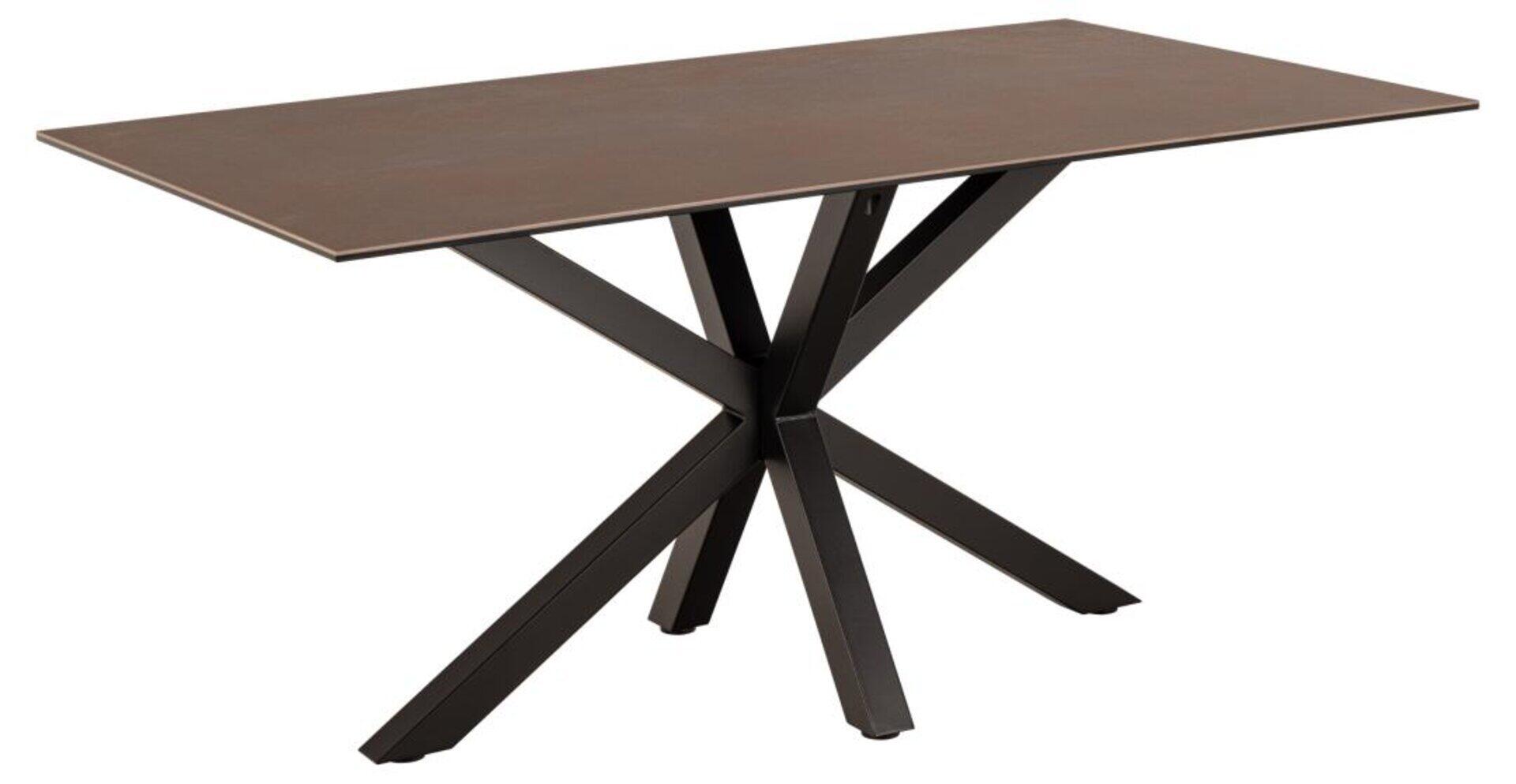 Actona Braun Esstisch, Heaven – Rostfarben – Ca. 160X75,5X90cm