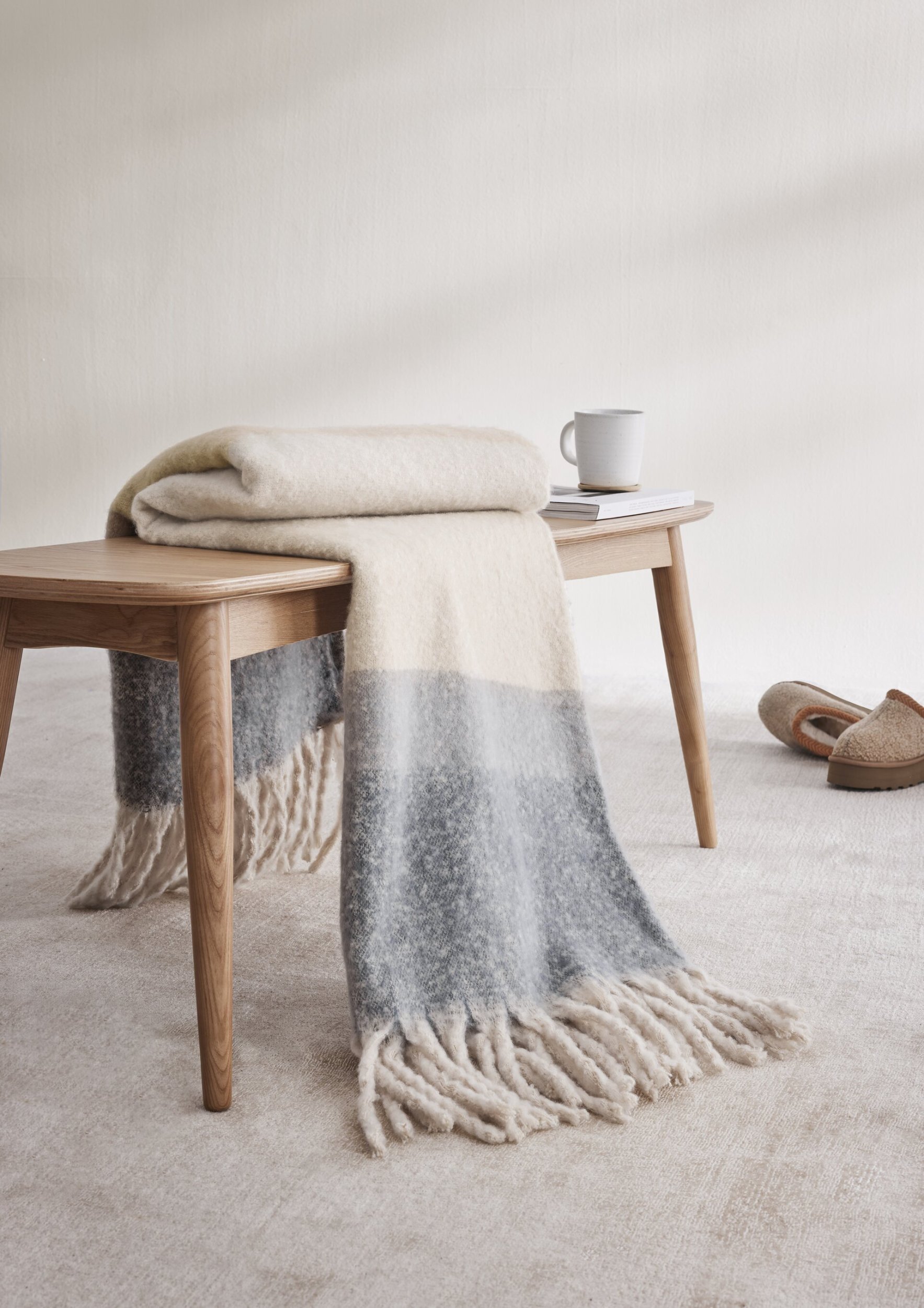 Wohndecke,  Fransendecke