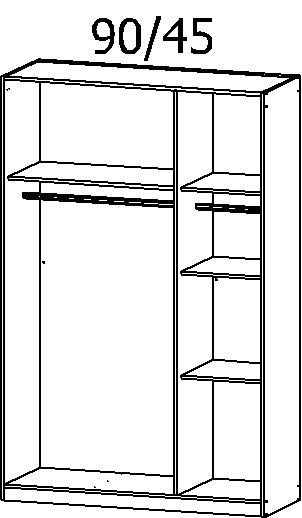 Drehtürenschrank, Celle