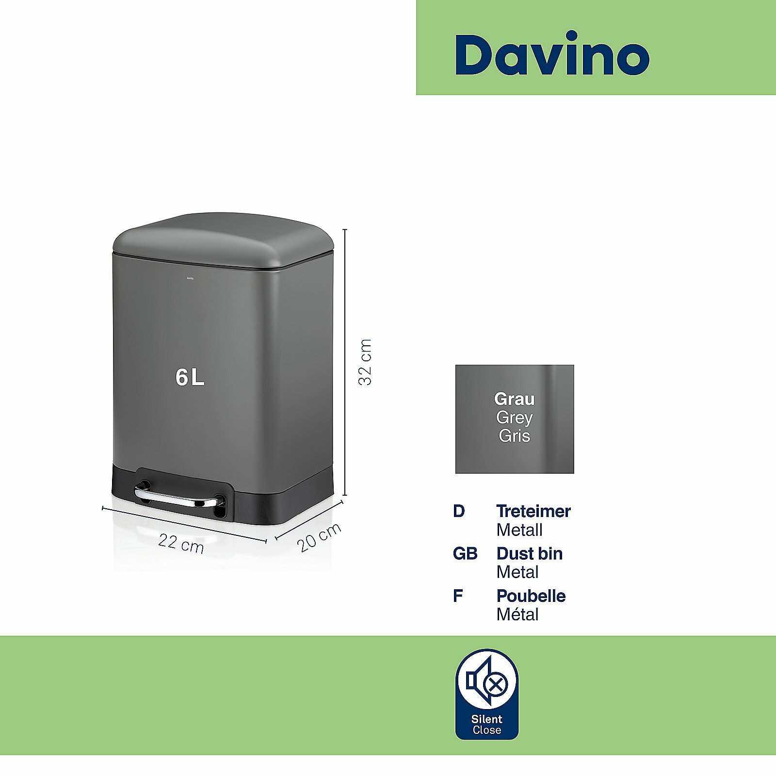 Kosmetikeimer, Davino Kosmetikeimer, Davino