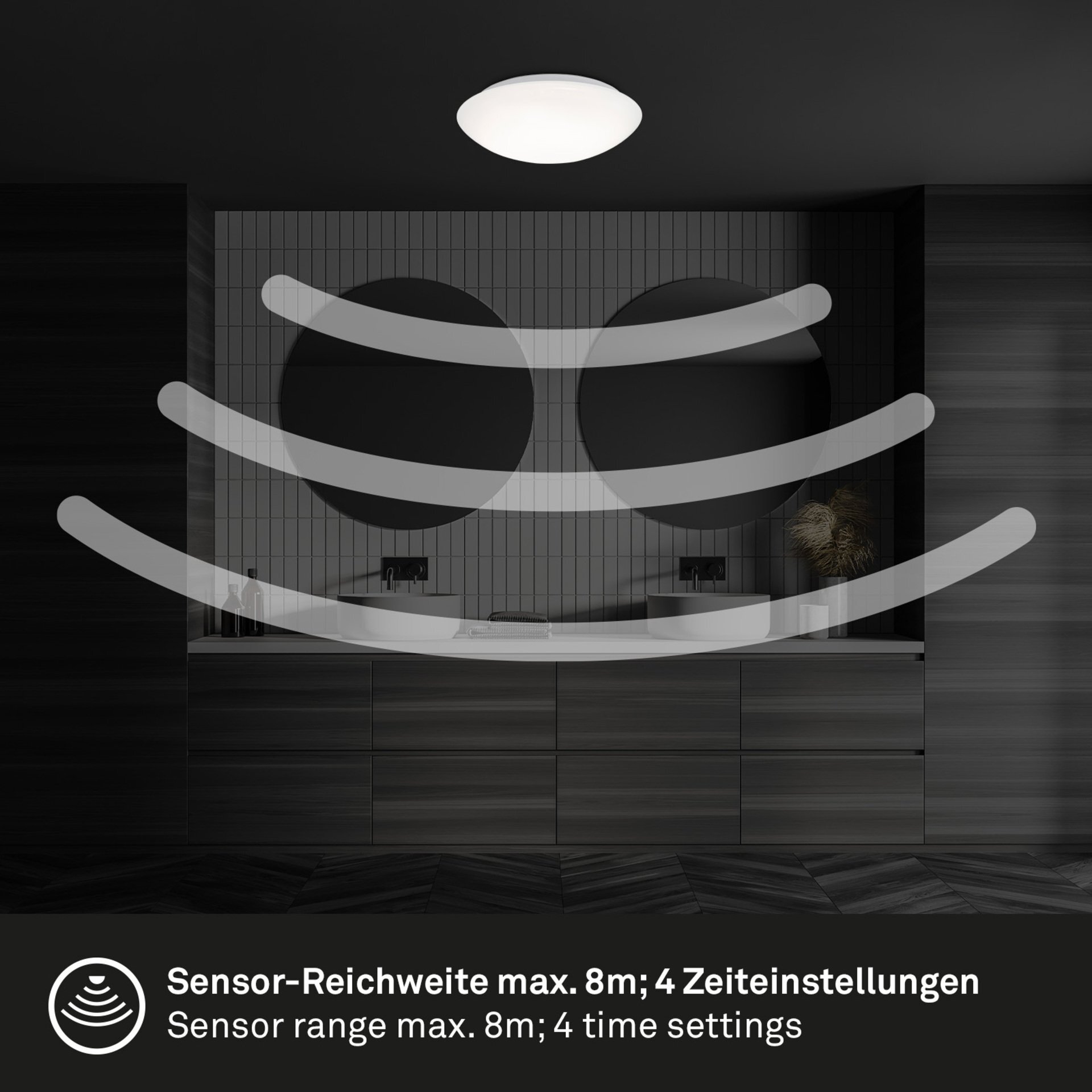 Wand- und Deckenleuchte, Elipso