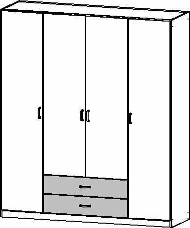 Drehtürenschrank, Gamma