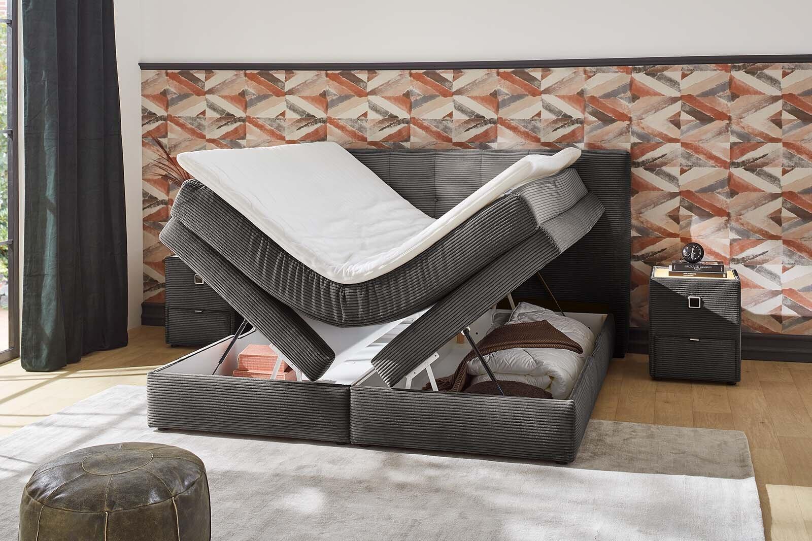 Boxspringbett m bk, Amy