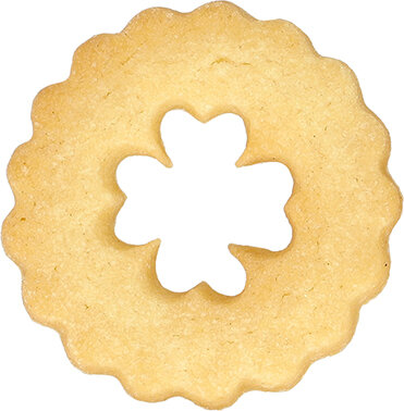 Ausstechform Linzer Kleeblatt