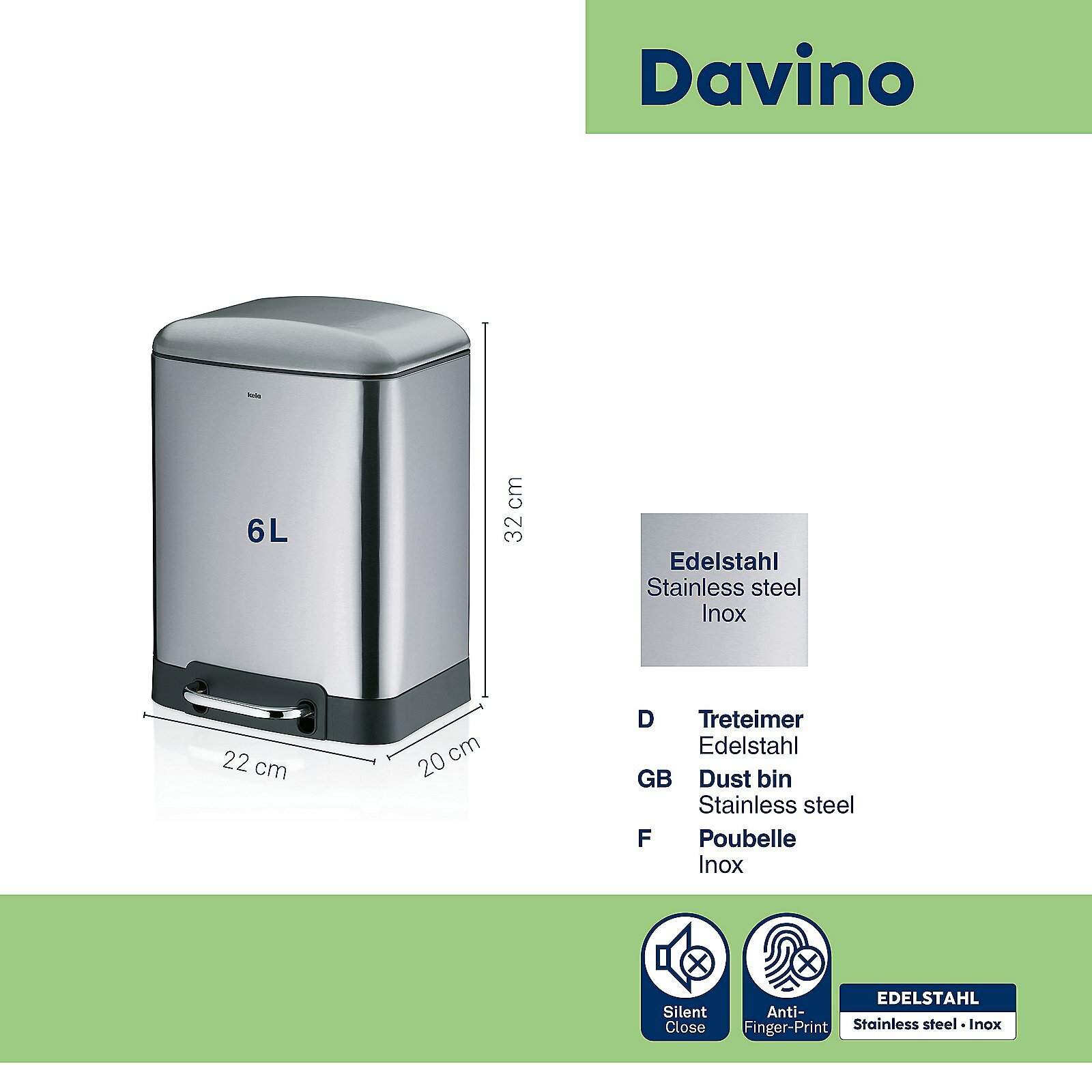 Kosmetikeimer, Davino