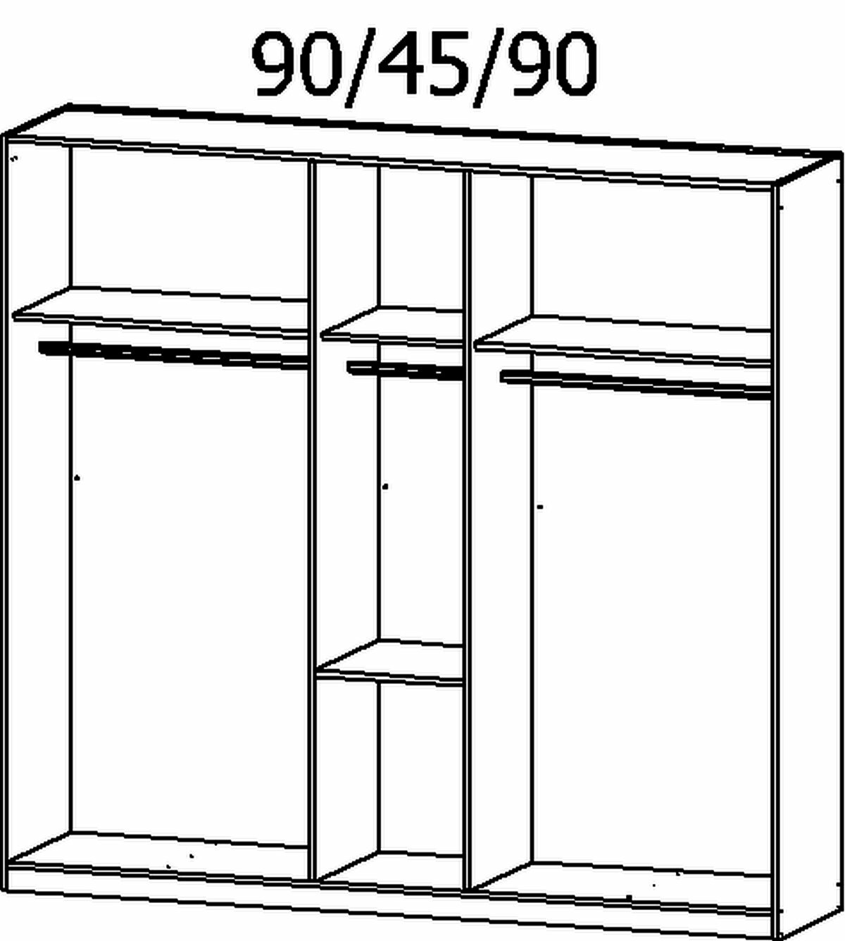 Drehtürenschrank, Alabama